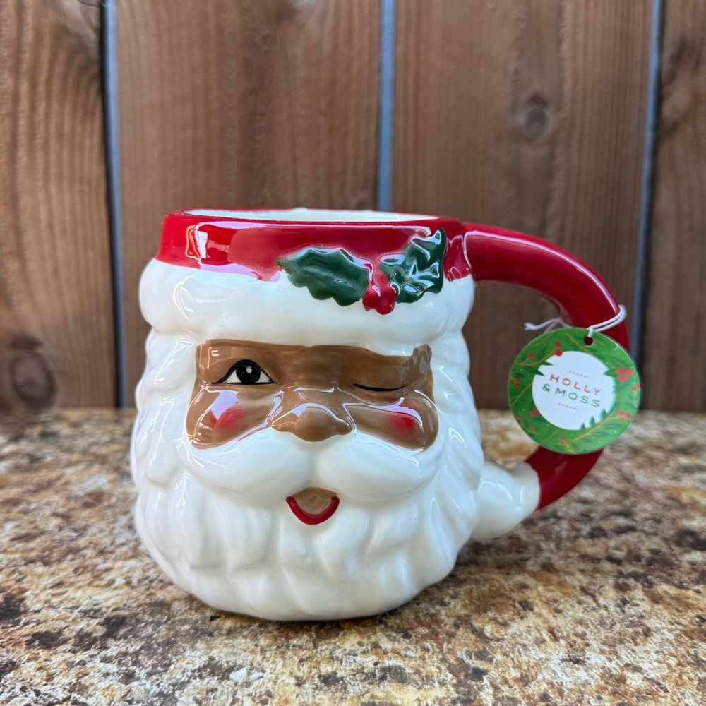 Holly & Moss Happy Santa Clause Mug